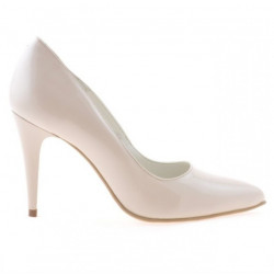 Chaussures élégantes femme 1246 vernis ivoire