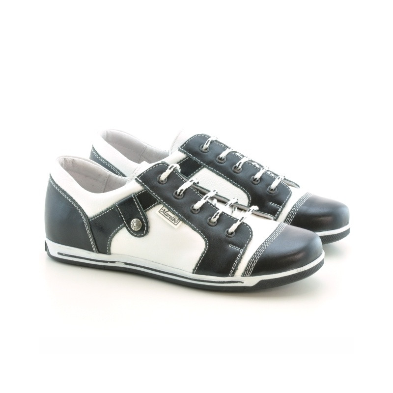 Chaussures de sport femme 143-1 noir+blanc