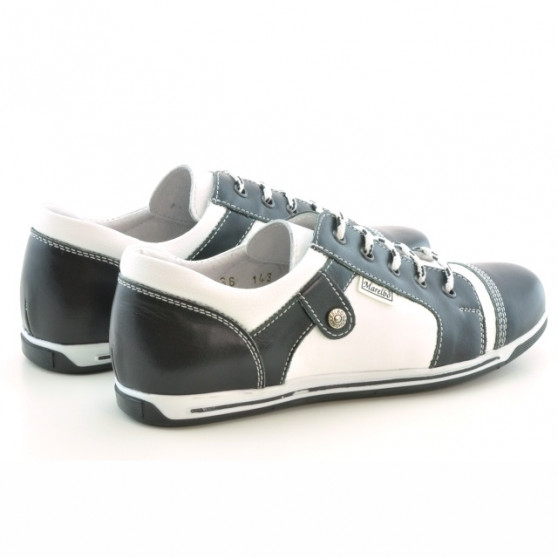 Chaussures de sport femme 143-1 noir+blanc