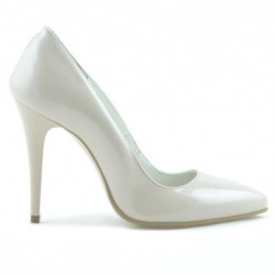 Chaussures élégantes femme 1241 vernis ivoire