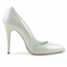 Chaussures élégantes femme 1241 vernis ivoire
