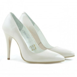 Chaussures élégantes femme 1241 vernis ivoire