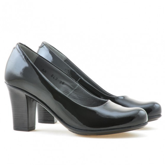 Chaussures décontractées / élégantes pour femme 643 vernis noir