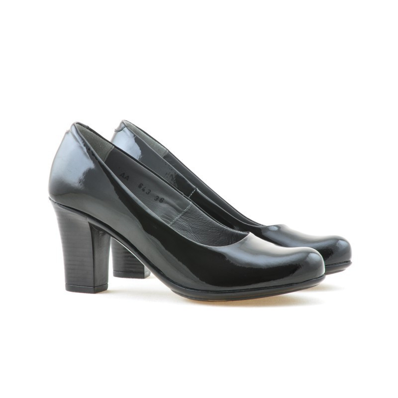 Chaussures décontractées / élégantes pour femme 643 vernis noir