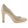 Chaussures élégantes femme 1243 vernis beige