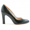 Chaussures élégantes femme 1243 vernis noir satiné