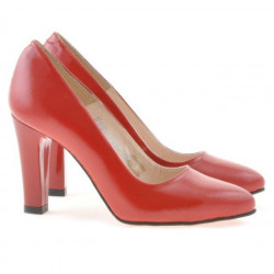 Chaussures élégantes femme 1243 verni rouge satiné
