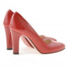 Chaussures élégantes femme 1243 verni rouge satiné