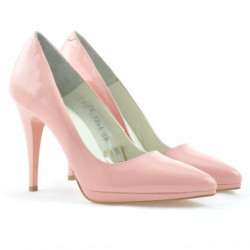 Chaussures élégantes femme 1244 vernis rose