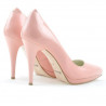 Chaussures élégantes femme 1244 vernis rose