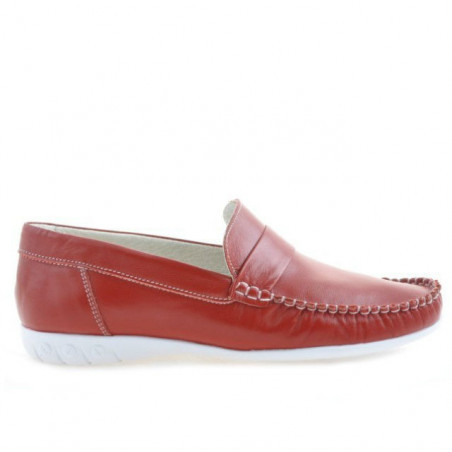 Mocassins femme 189 rouge