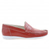 Mocassins femme 189 rouge
