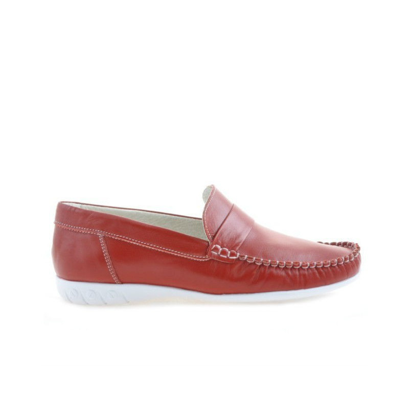 Mocassins femme 189 rouge