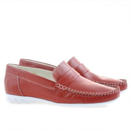 Mocassins femme 189 rouge