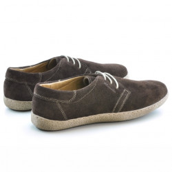 Chaussures décontractées homme 774 café velours