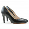 Chaussures élégantes femme 1234 vernis noir satiné