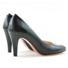 Chaussures élégantes femme 1234 vernis noir satiné
