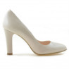 Chaussures élégantes femme 1243 vernis ivoire