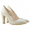 Chaussures élégantes femme 1243 vernis ivoire