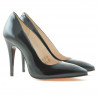 Chaussures élégantes femme 1241 vernis noir satiné