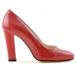 Chaussures élégantes femme 1214 vernis rouge