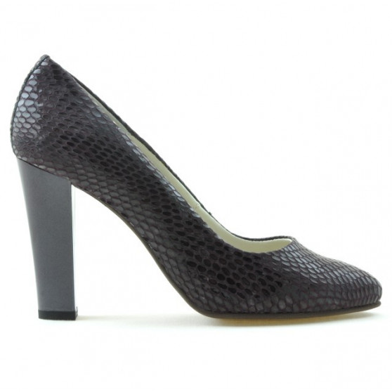 Chaussures élégantes femme 1214 croco violet Chaussures élégantes femme 1214 croco violet