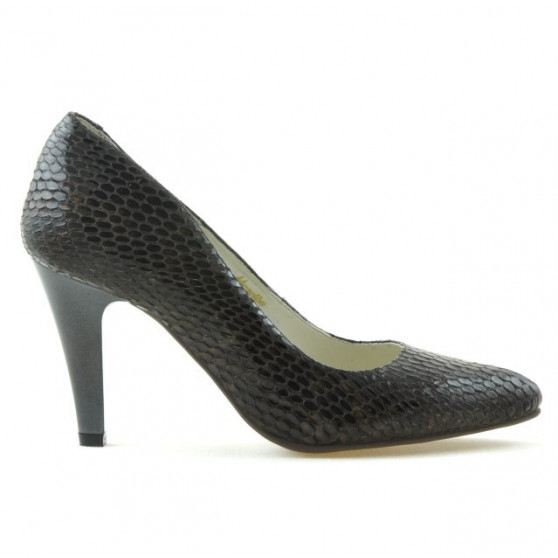 Chaussures élégantes femme 1234 croco marron Chaussures élégantes femme 1234 croco marron