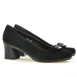 Chaussures casual / élégantes femme 628 noir velours