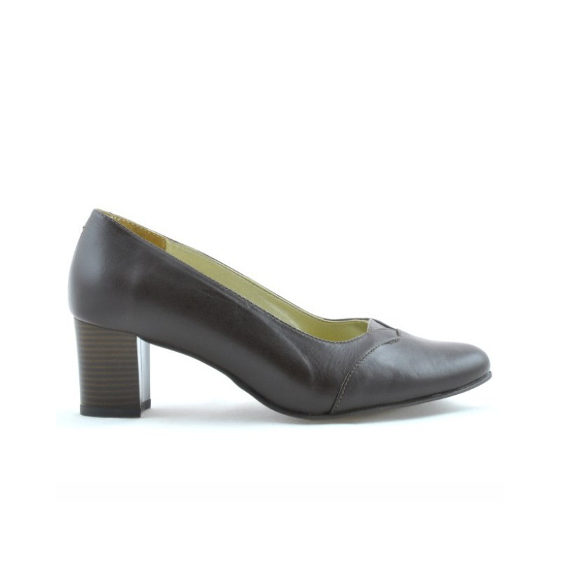 Chaussures élégantes femme (modèle large) 1072xxl café