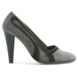 Chaussures élégantes femme 1208 sable antilope combiné