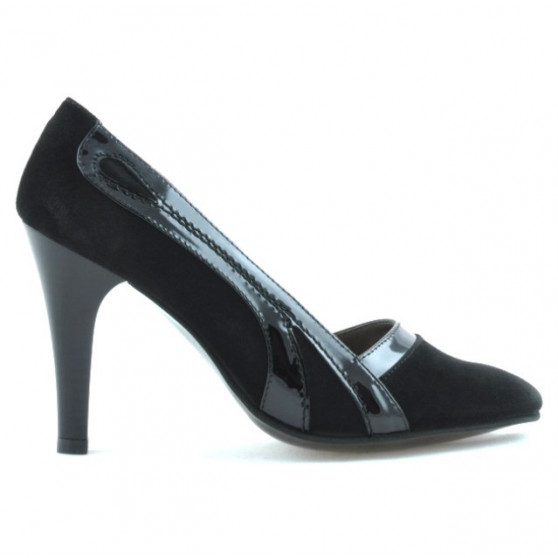 Chaussures élégantes femme 1208 noir antilope combiné Chaussures élégantes femme 1208 noir antilope combiné