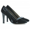 Chaussures élégantes femme 1208 noir antilope combiné