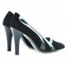 Chaussures élégantes femme 1208 noir antilope combiné