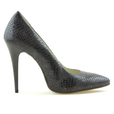 Chaussures élégantes femme 1241 croco violet