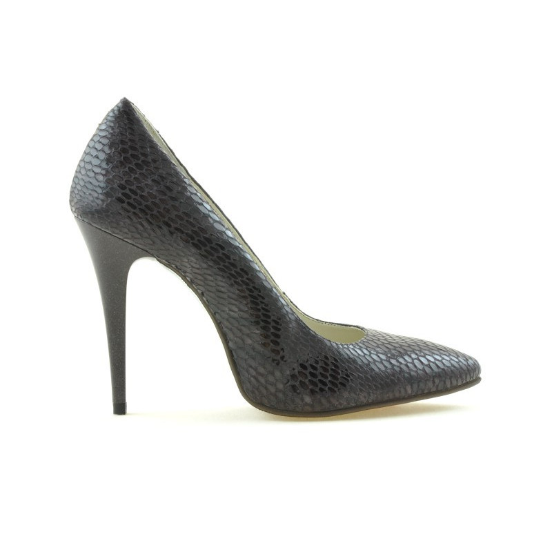 Chaussures élégantes femme 1241 croco violet
