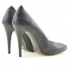 Chaussures élégantes femme 1241 croco violet