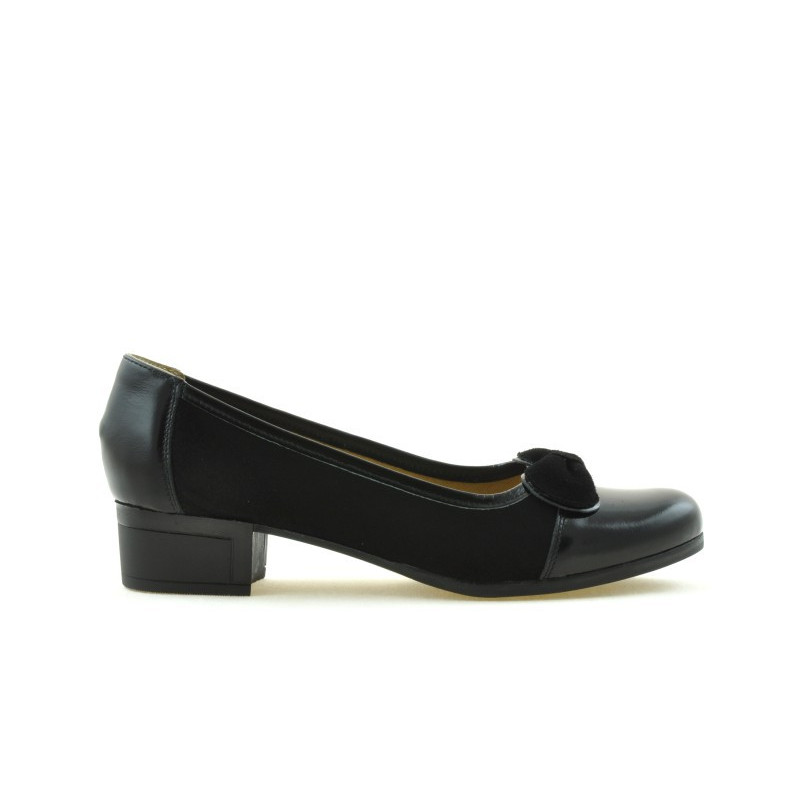 Chaussures casual / élégantes femme 650 vernis noir combiné