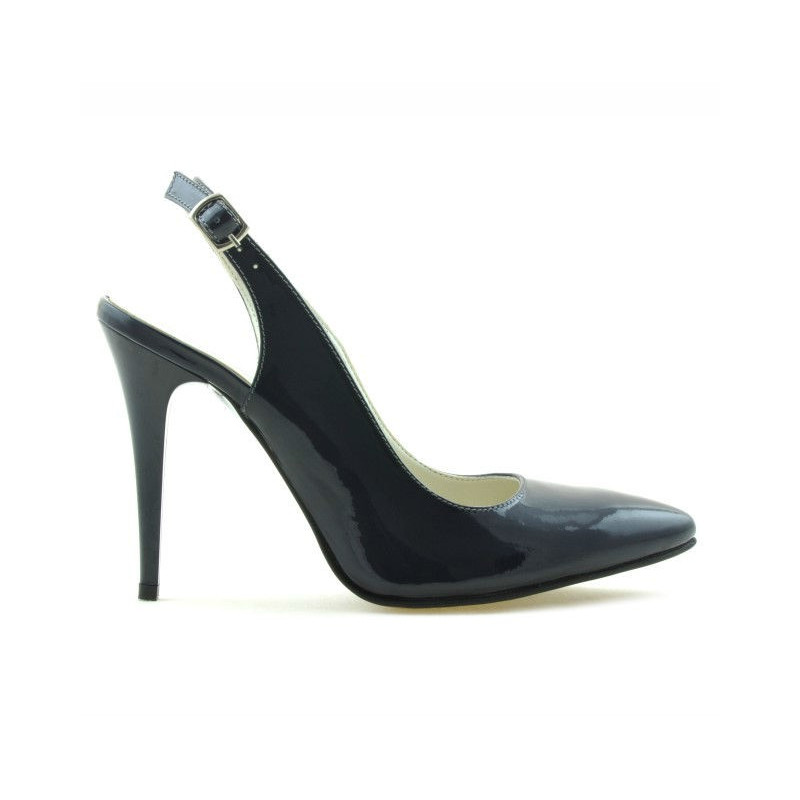 Sandales femme 1235 vernis indigo