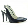 Sandales femme 1235 vernis indigo