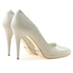 Chaussures élégantes femme 1244 vernis beige nacré