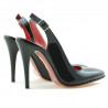 Sandales femme 1235 vernis noir
