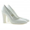 Chaussures élégantes femme 1214 vernis blanc