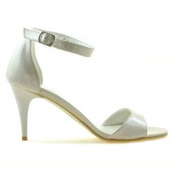 Sandales femme 1238-1 vernis beige nacré
