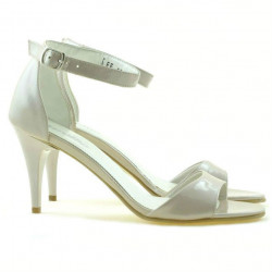 Sandales femme 1238-1 vernis beige nacré
