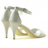 Sandales femme 1238-1 vernis beige nacré