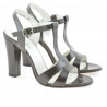 Sandales femme 1239 vernis marron nacré