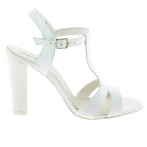 Sandales femme 1239 vernis blanc Sandales femme 1239 vernis blanc