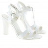 Sandales femme 1239 vernis blanc