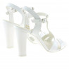 Sandales femme 1239 vernis blanc