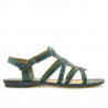 Sandales femme 595 vert